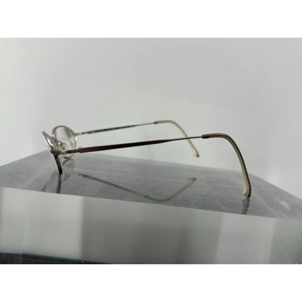 Adidas Eyeglasses A947 40 6057 Kids Gray Metal Full Rim Oval 47-18-130 (LE-3)
